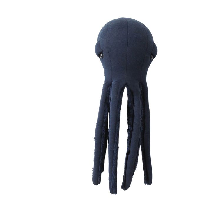 Octopus Giant Soft Toy 60cm BigStuffed X Smallable | Navy blue- Product image n°0