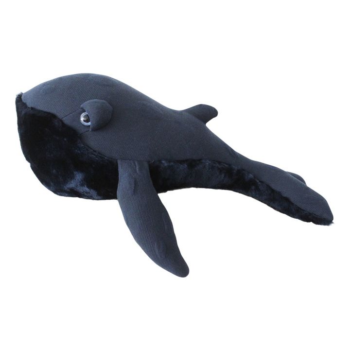 Peluche ballena gigante 60 cm BigStuffed X Smallable | Azul Marino- Imagen del producto n°0