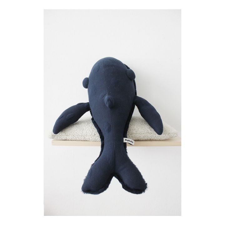 Peluche ballena gigante 60 cm BigStuffed X Smallable | Azul Marino- Imagen del producto n°2