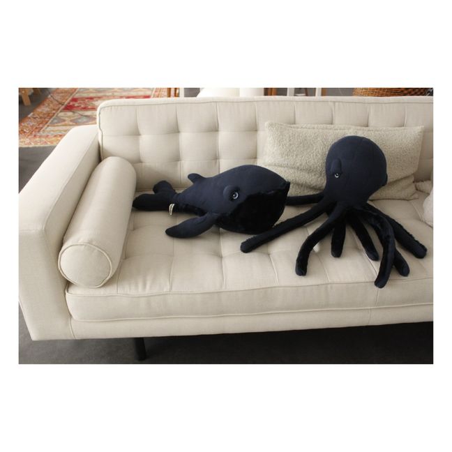 Peluche ballena gigante 60 cm BigStuffed X Smallable | Azul Marino