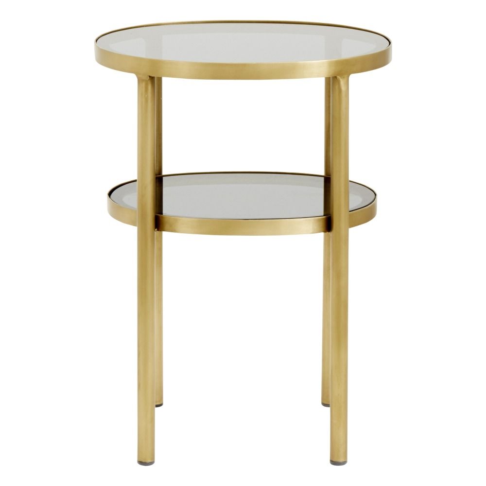 Oval Side Table Gold Smallable Home Design Adult
