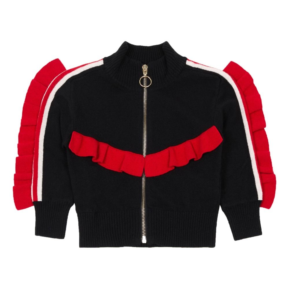 Douuod - Gilet Maille - Fille - Noir