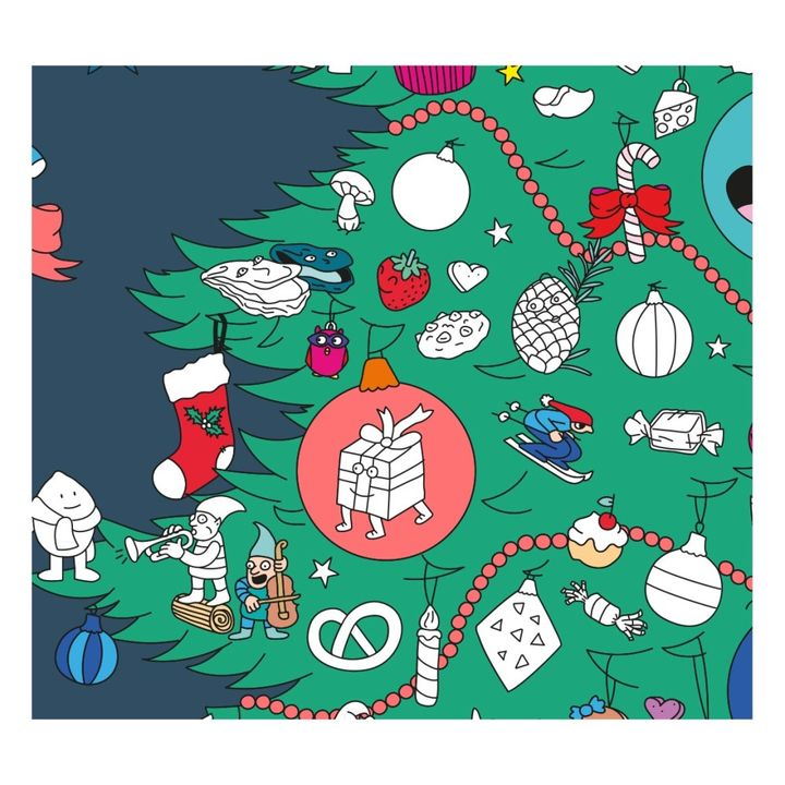 omy poster & stickers - santa's workshop - Little