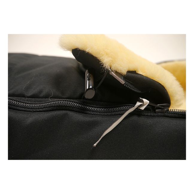 Fellfußsack Premium  | Schwarz
