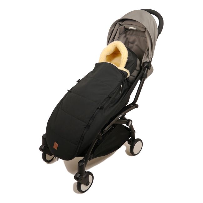 Fellfußsack Premium  | Schwarz