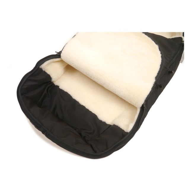 Fellfußsack Premium  | Schwarz