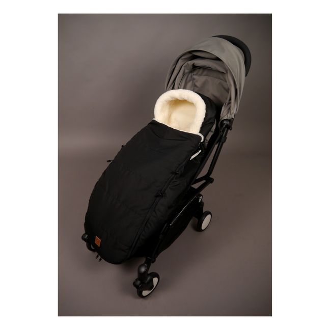 Premium Sheepskin Footmuff | Black