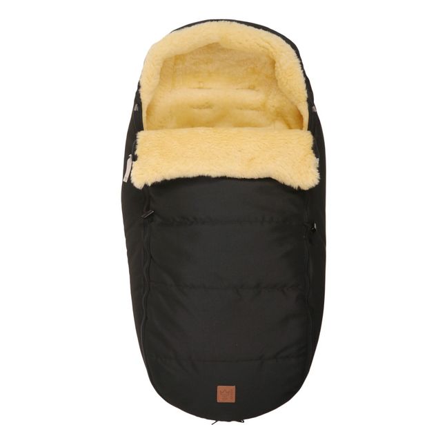 Fellfußsack Premium  | Schwarz