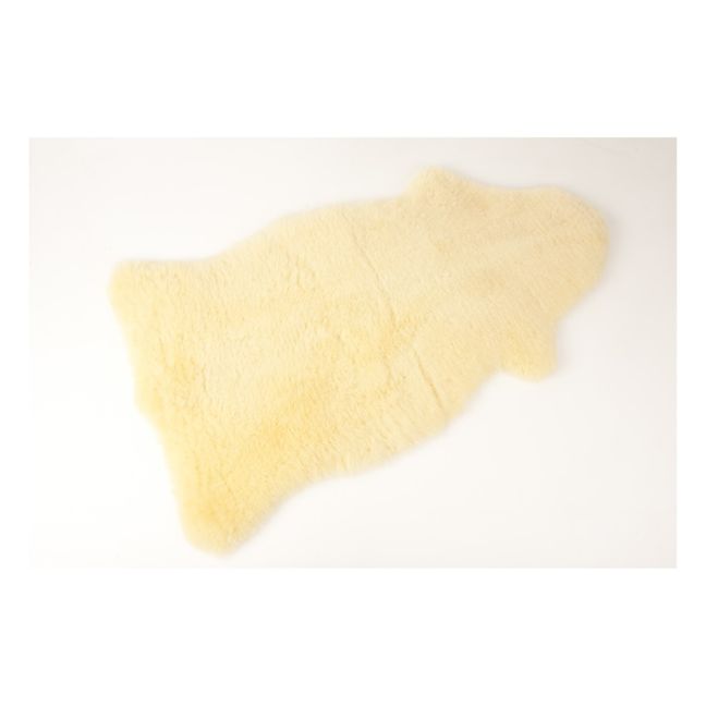 Alfombra de piel de cordero Mimosa 90-100cm | Natural
