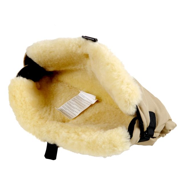 Double Sheepskin Hand Warmer  | Black