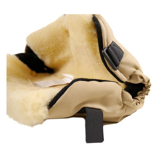 Double Sheepskin Hand Warmer  | Black