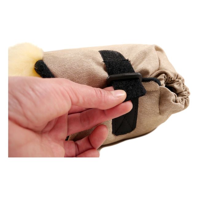 Double Sheepskin Hand Warmer  | Black