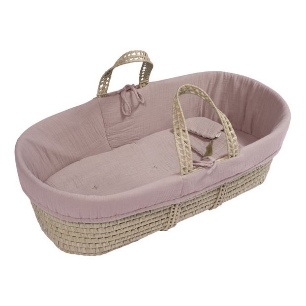 Bedding Set For Moses Basket Dusty Pink S007 Numero 74 Design