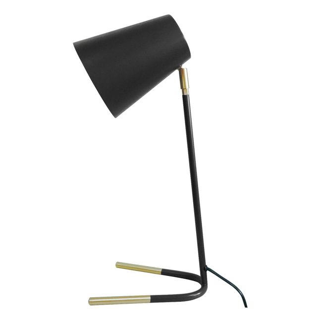 Noble Metal Table Lamp  Black