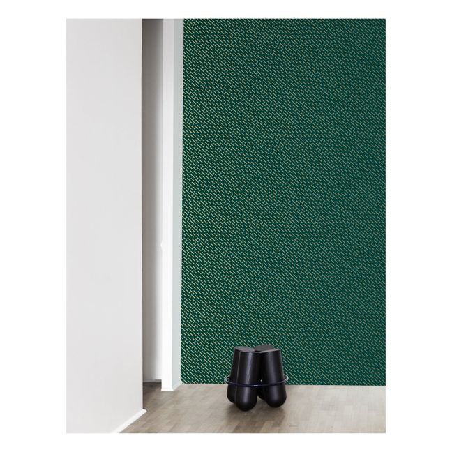 Happy Rain Wallpaper, Marta Bakowski, 2016  Dark green