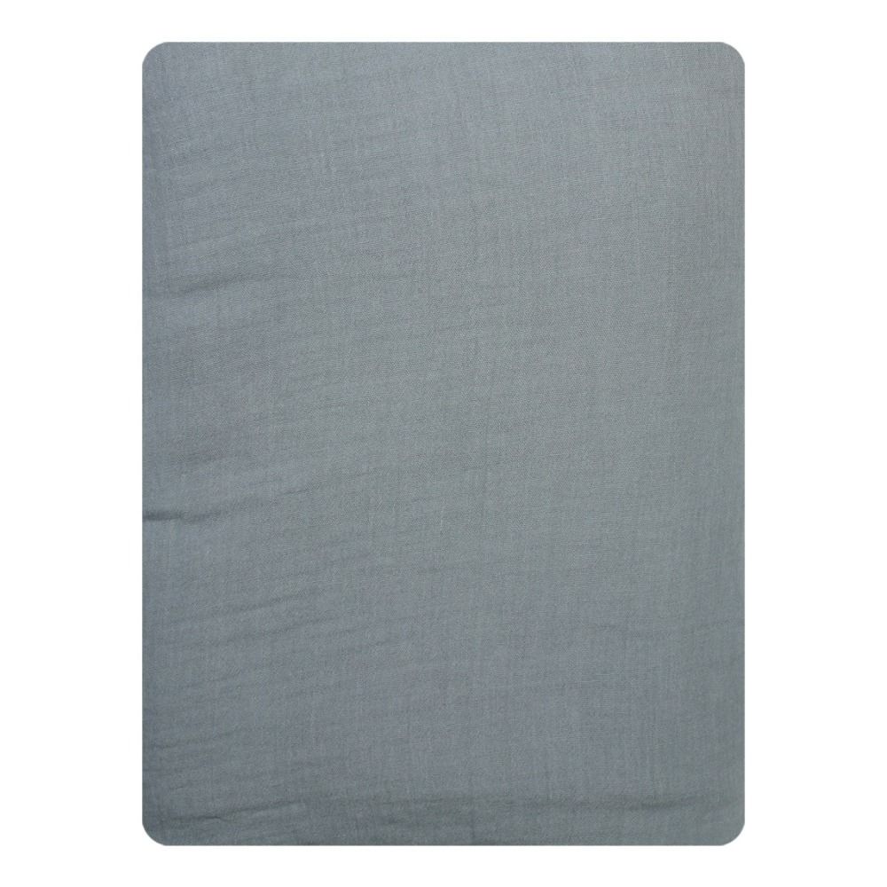 Lab Cotton Gauze Bed Sheet Blue Green Smallable