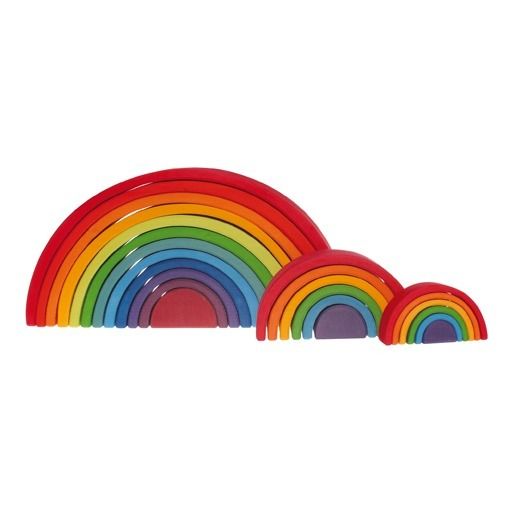 Wooden Rainbow - 6 pieces