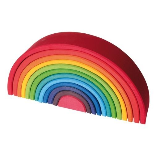 Regenbogen aus Holz- 12 Stück - Produktbild Nr. 0