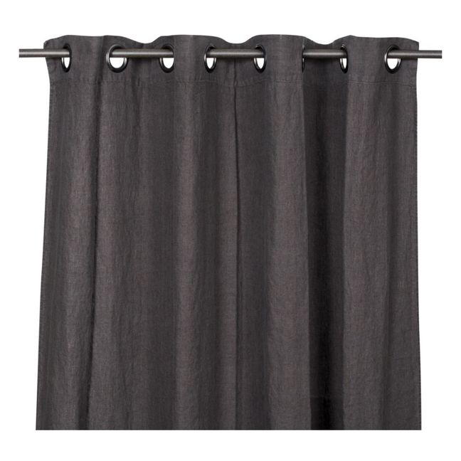 Propriano Linen Curtain  Carbon