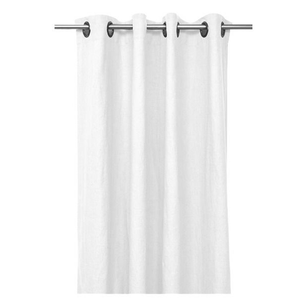 Propriano Linen Curtain  White- Product image n°0
