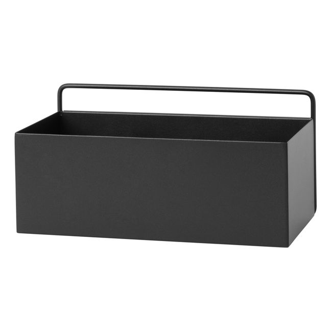 Metal Wall Box  Black