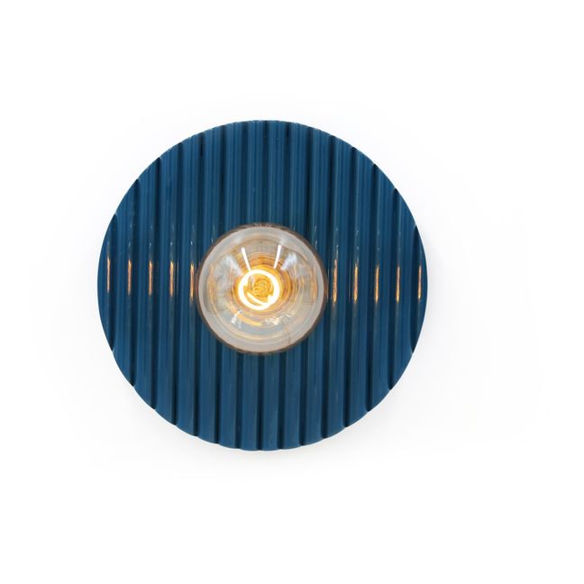 Lampada applique legno laccato Riviera | Blu Sarah
