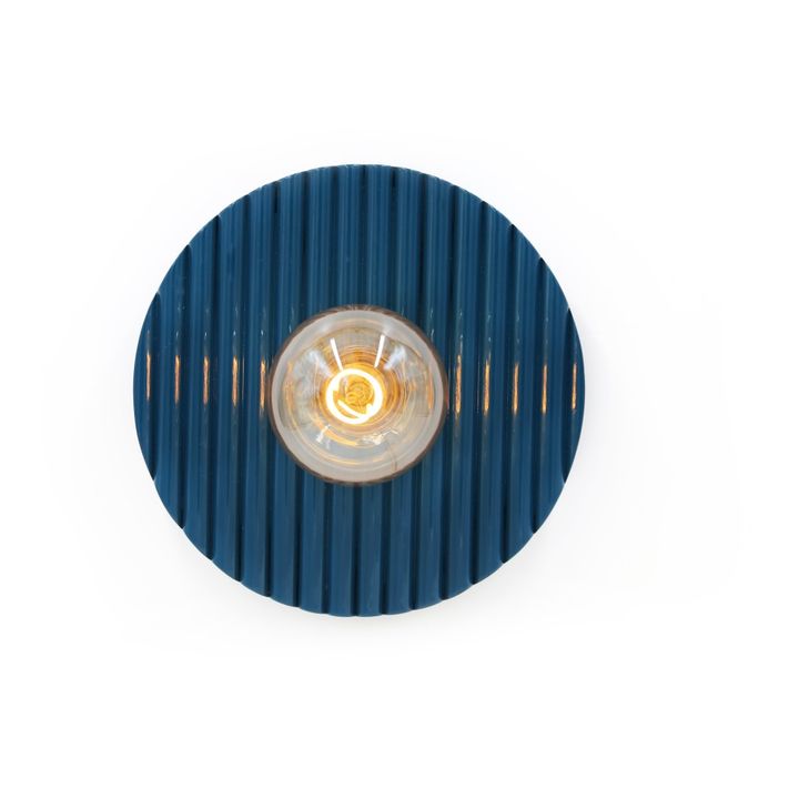 Riviera lacquered wood wall lamp Sarah Blue Maison Sarah Lavoine Design ...