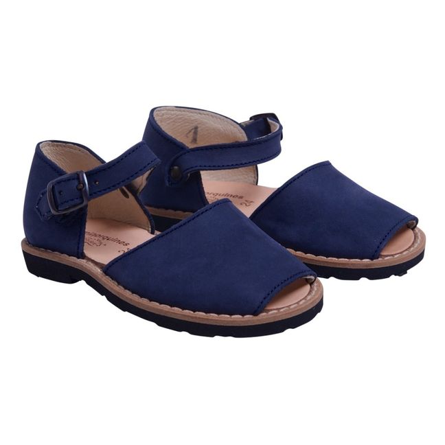 Frailera nubuck sandals Navy blue