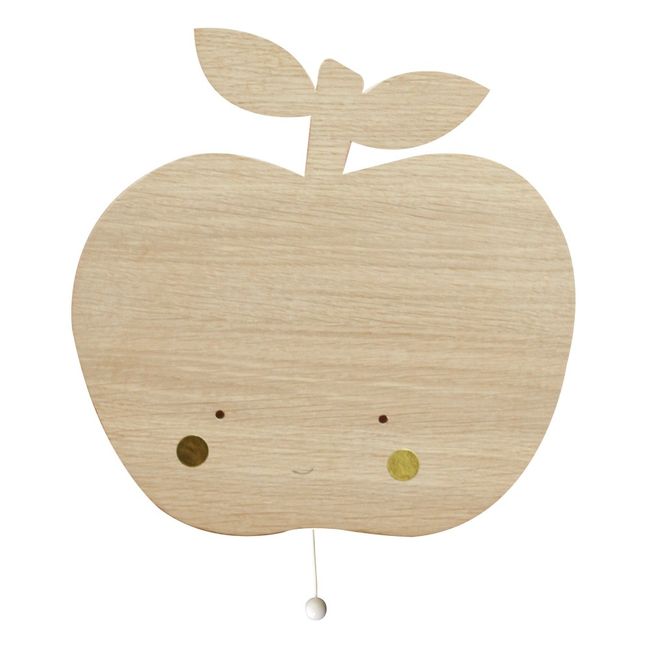 Spieluhr Apfel aus Holz 