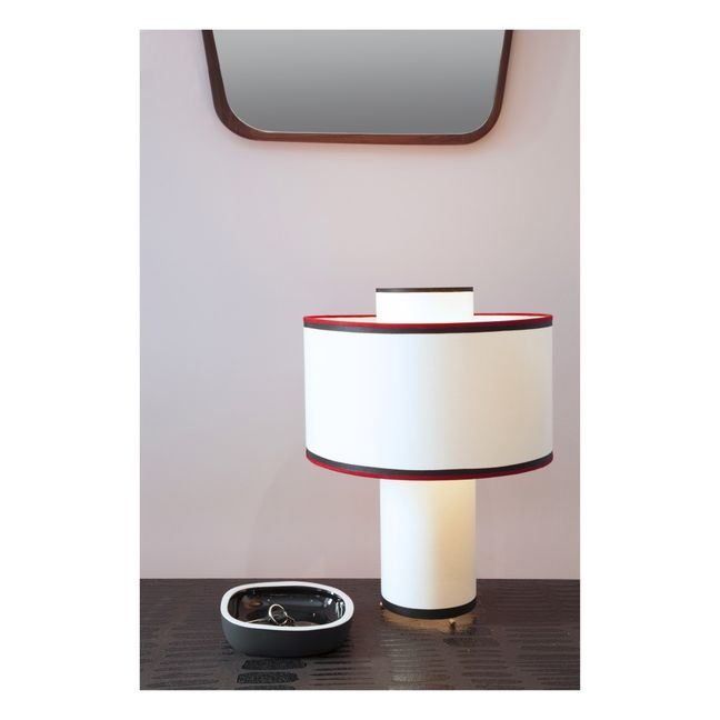 Bianca Cotton Table Lamp Red