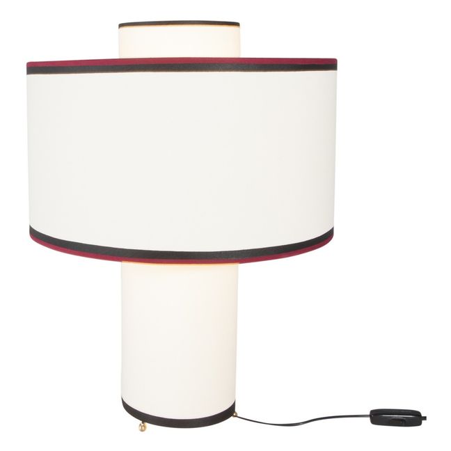 Bianca Cotton Table Lamp | Red