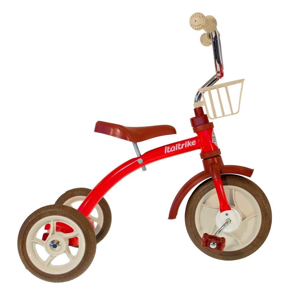 Tricycle with basket Red- Product image n°0