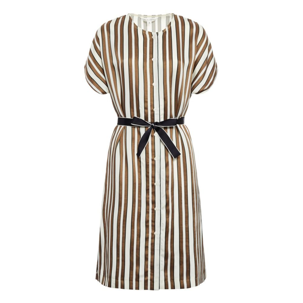 Chloé Stora - Robe Ramie - Femme - Ecru