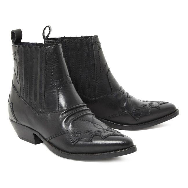 Boots Tucson Cuir Noir