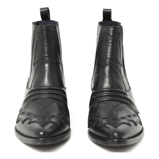 Boots Tucson Cuir Noir