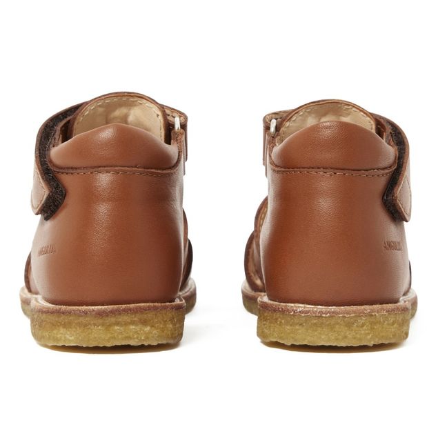 Leather Sandals  Caramel
