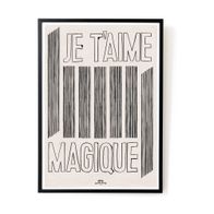 Je T'aime Art Print - Size A3 Hôtel Magique Design Adult