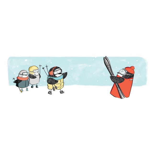 Libro "Mizu et Yoko au Ski"