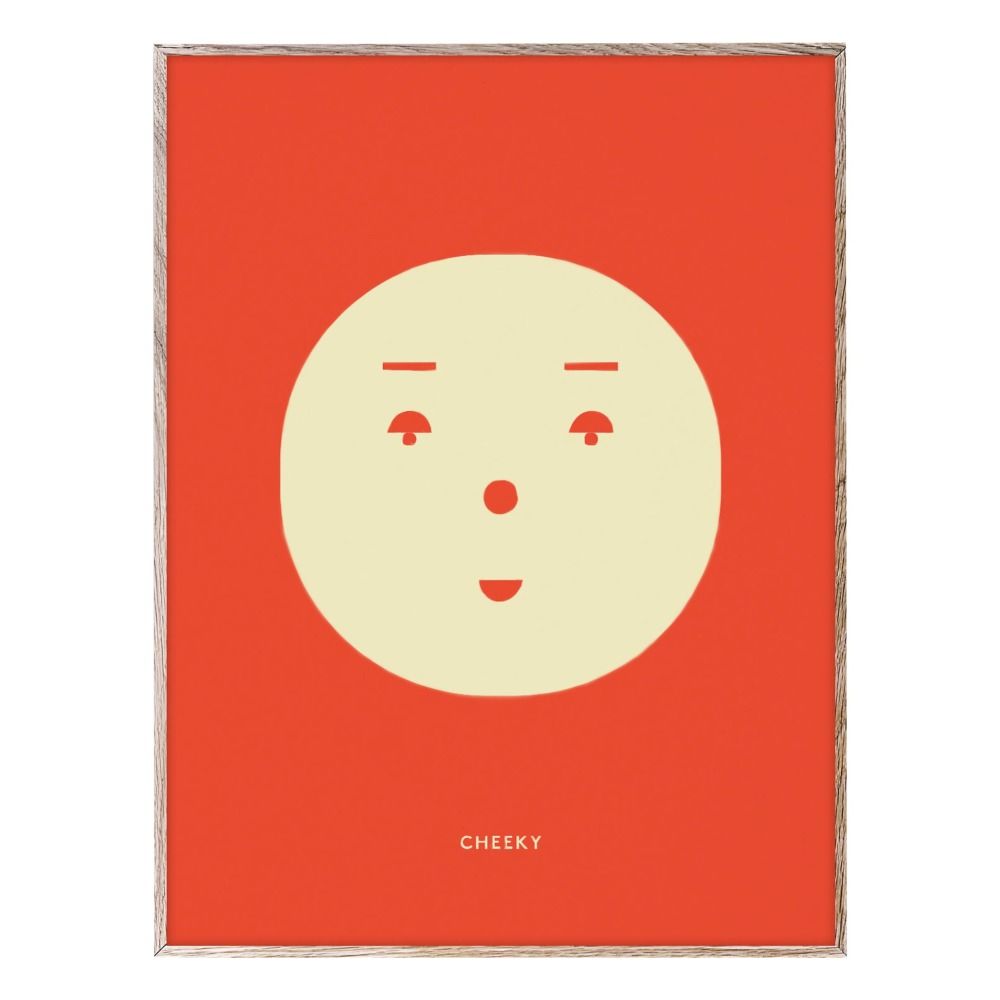 Mado - Affiche Cheeky 30x40 cm - Rouge