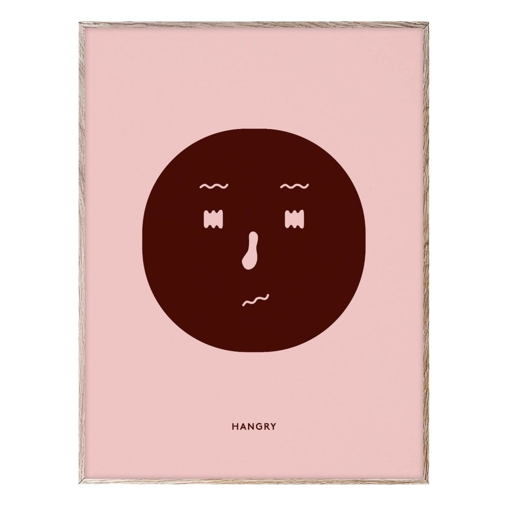 Mado - Affiche Hangry 30x40 cm - Rose