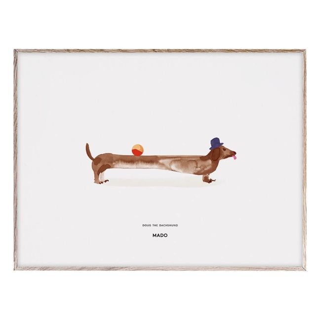 Poster Doug il cane 40x30 cm