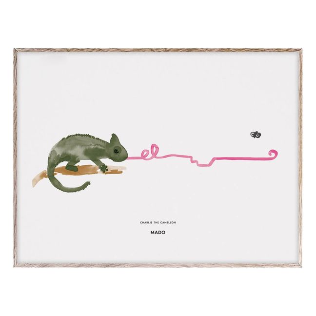 Charlie the Chameleon Poster 40x30 cm