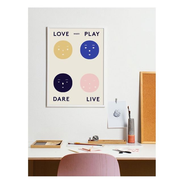 Poster 4 Emotionen 50x70 cm 
