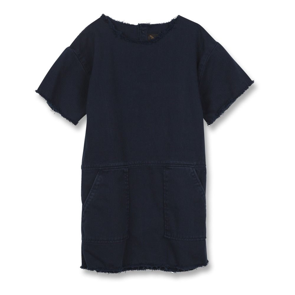 Finger in the nose - Robe Bubble - Fille - Bleu marine