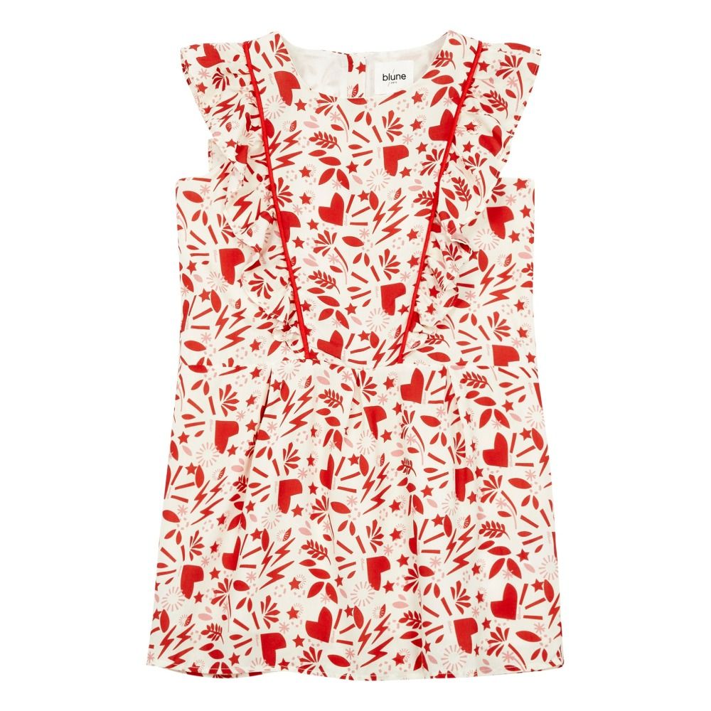 Blune Kids - Robe Que Je T'aime - Fille - Blanc