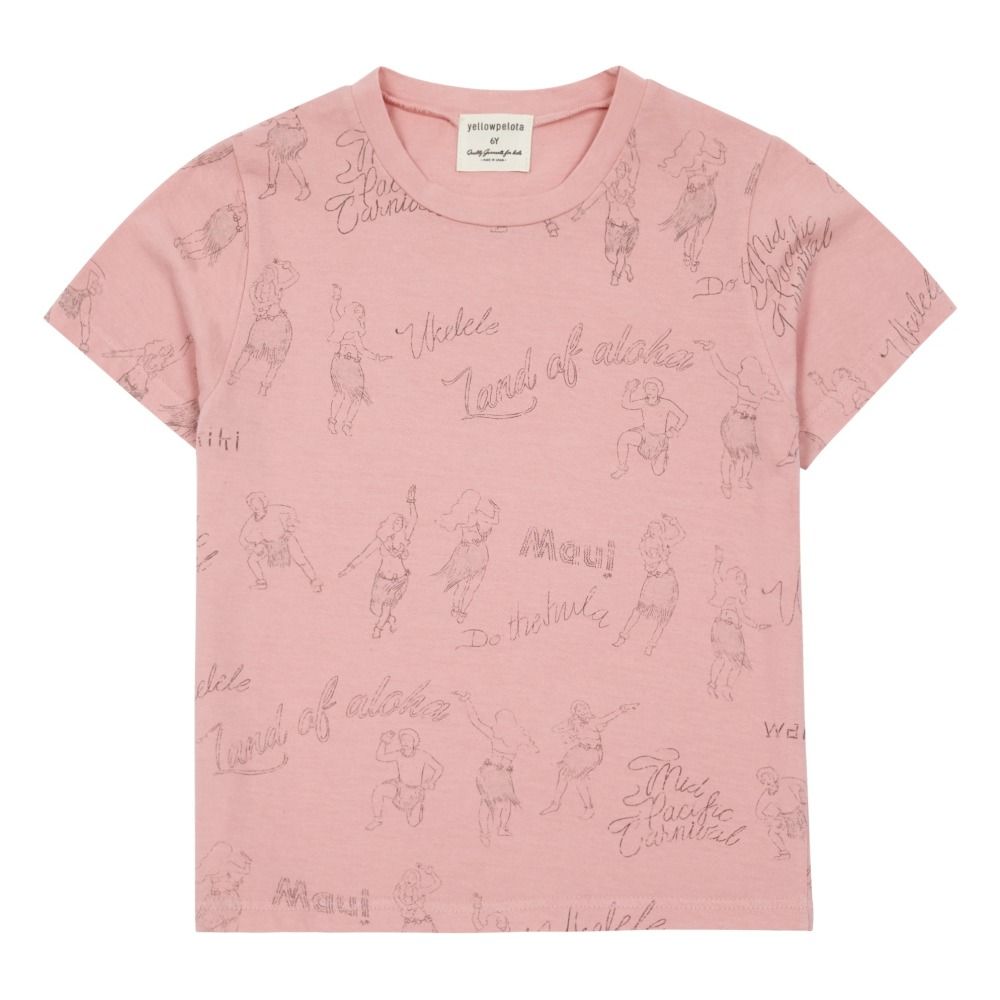 Yellowpelota - T-Shirt Hula - Fille - Rose