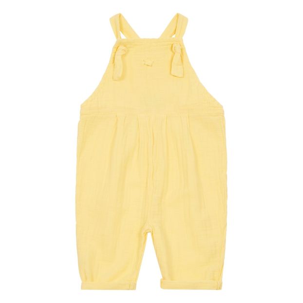 yellow dungarees
