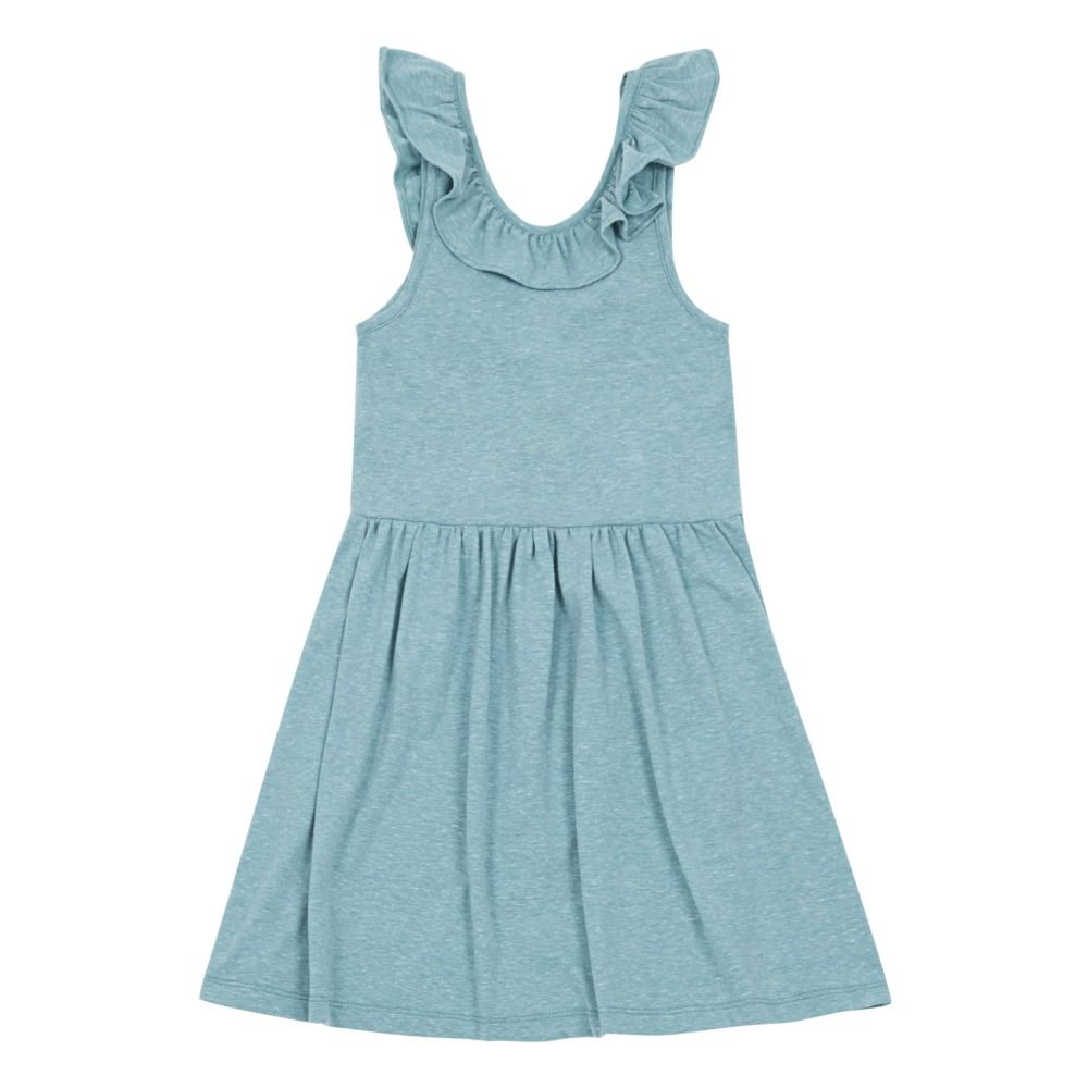 Tocoto Vintage - Robe Volants - Fille - Vert