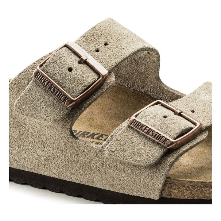 Arizona Suede Sandals | Taupe brown- Product image n°6