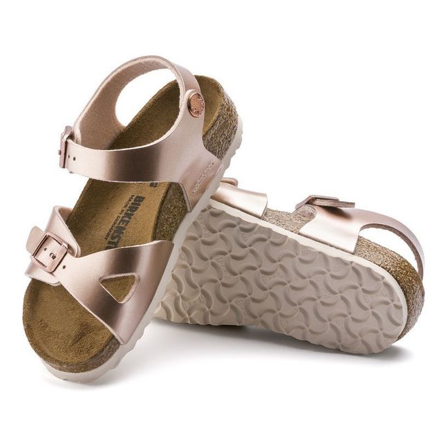 Rio nubuck sandal | Pink Gold